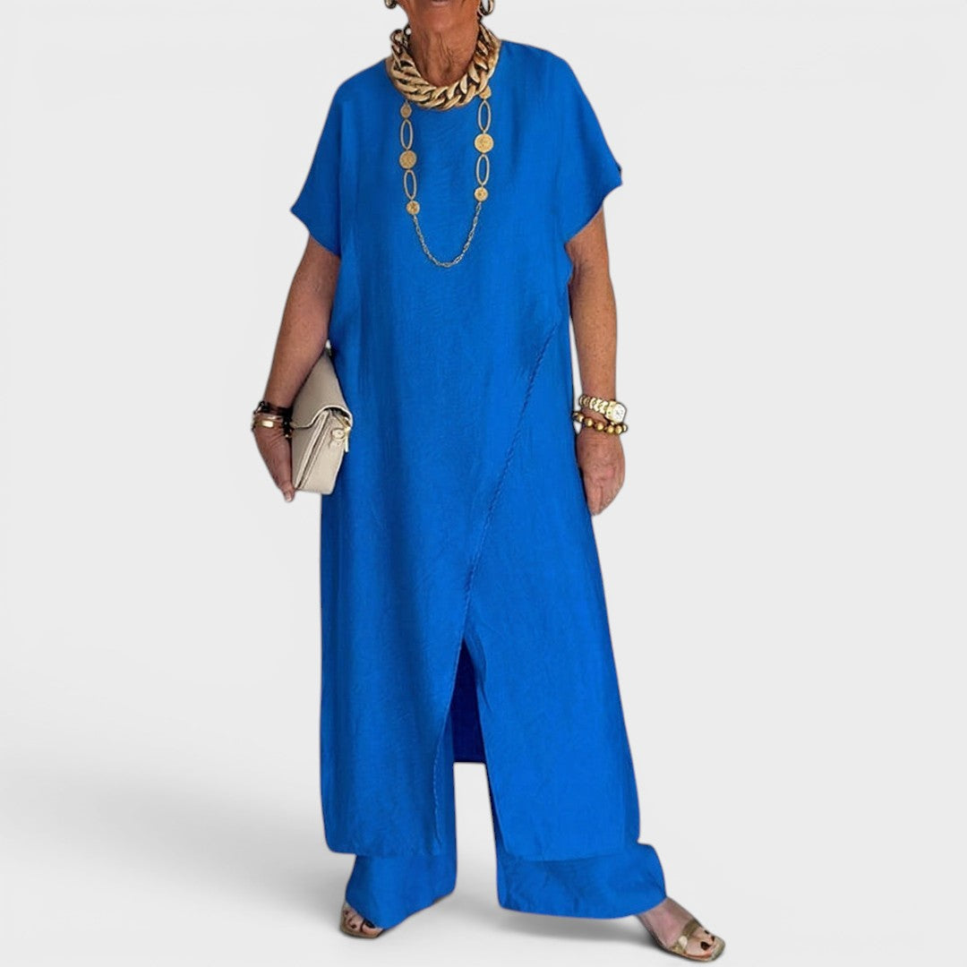 Marilyn | Asymmetric Flowing Dress