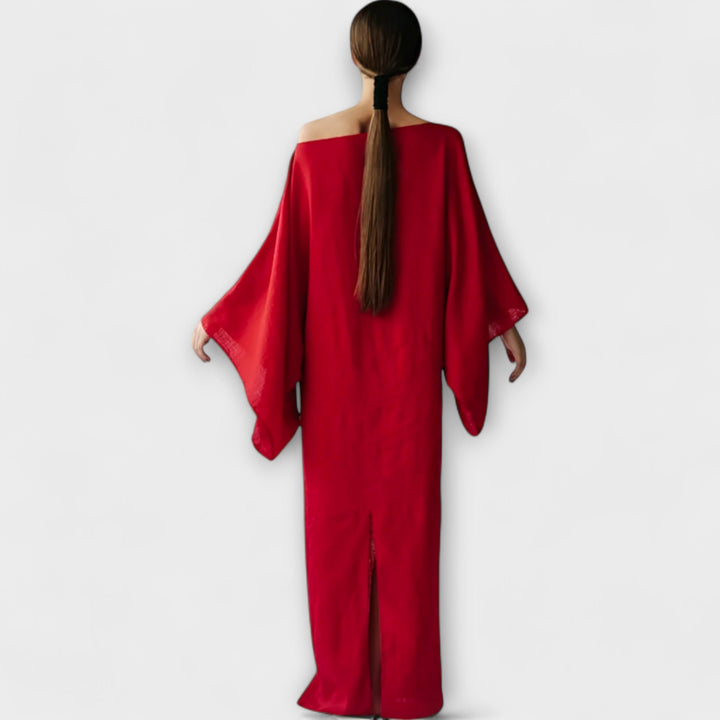 Olive | Cotton Linen Kimono Dress